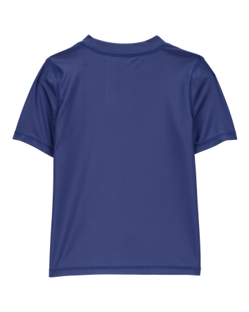Kid Fourth of July Short Sleeve Rashguard - Navy, 