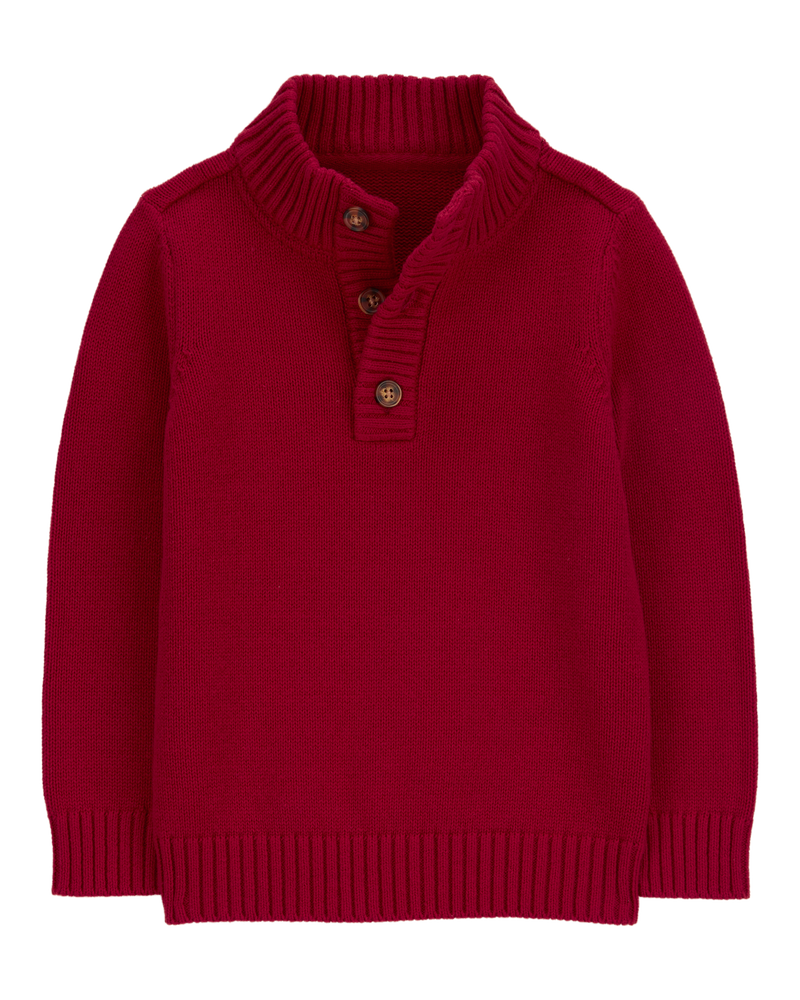 Toddler Pullover Ribbed Sweater, image 1 of 3 slides