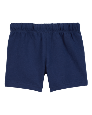 Baby Boy Pull-On French Terry Shorts - Navy, 