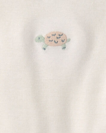 Baby 5-Pack Sleeveless Multipack Animal Bodysuits - Cream, 