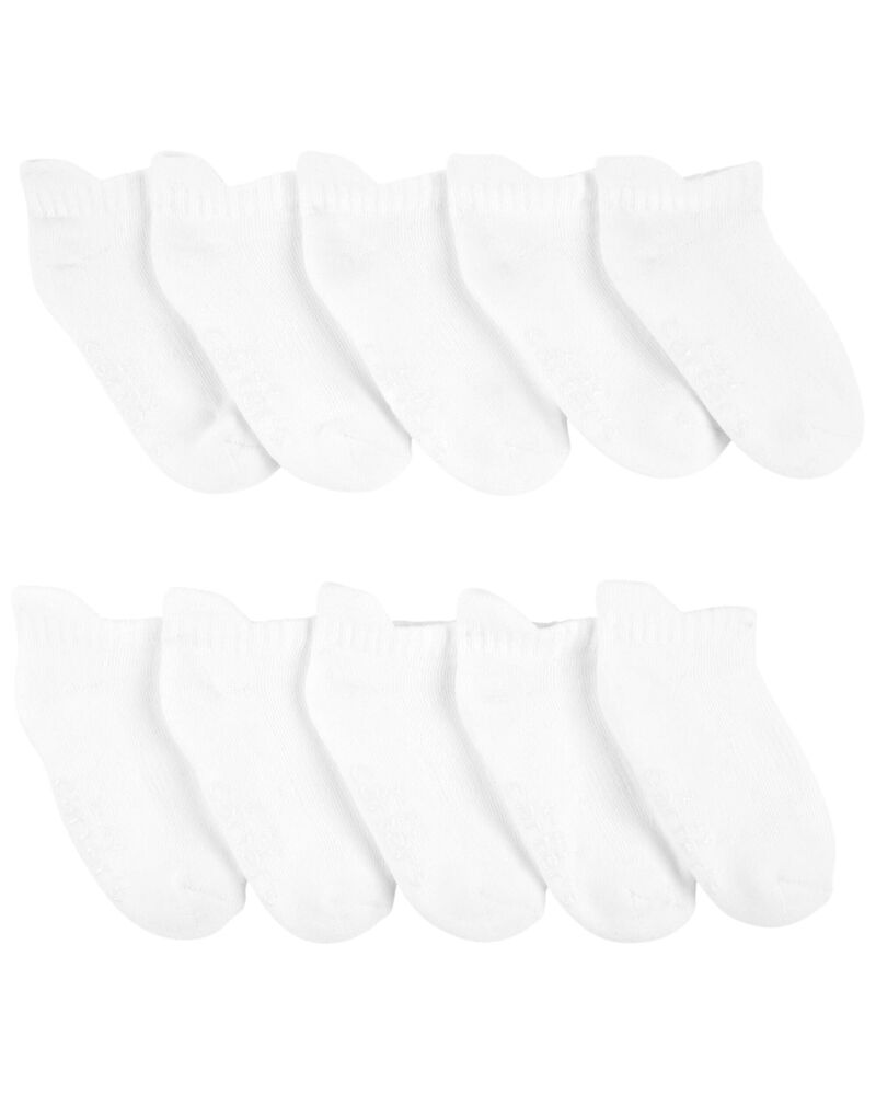 Toddler 10-Pack No Show Socks, image 1 of 2 slides