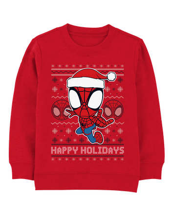Toddler Spider-Man Christmas Pullover, 