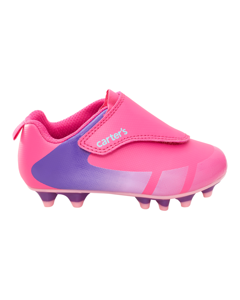 Kid Soccer Sport Cleats - Pink, image 2 of 7 slides
