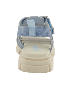 Toddler Strappy Denim Sandals - Blue, image 3 of 7 slides