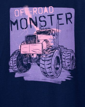 Monster Truck Long-Sleeve Graphic Tee - Navy, 