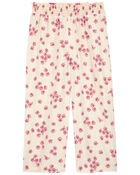 Kid 2-Piece Floral Linen Top & Flare Pants Set
, image 4 of 4 slides