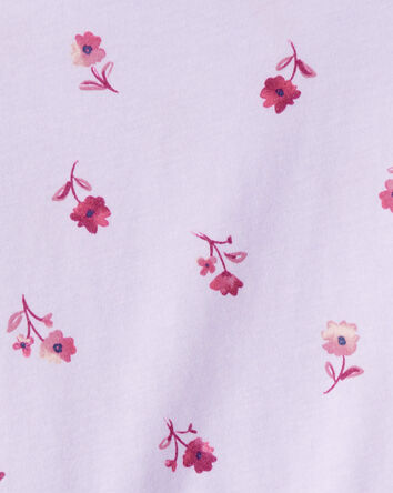 Toddler Girl Floral Long-Sleeve Top - Purple, 