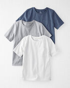 3-Pack Organic Cotton Pocket Tees, image 1 of 4 slides