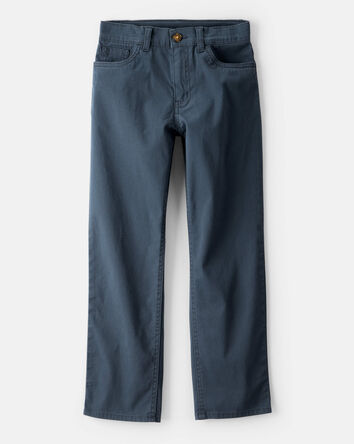 Boys Cotton Chino Pants - Navy, 