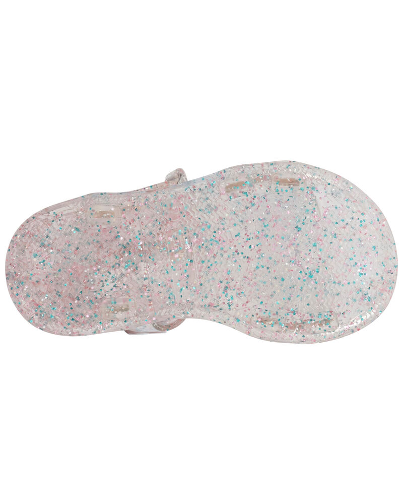 Toddler Glitter Jelly Sandals, image 5 of 7 slides
