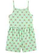 Kid Butterfly Cotton Romper, image 1 of 2 slides