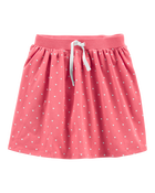 Kid Polka Dot Jersey Skort, image 1 of 4 slides