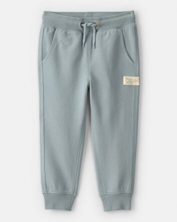 Toddler Boy French Terry Joggers - Green, 