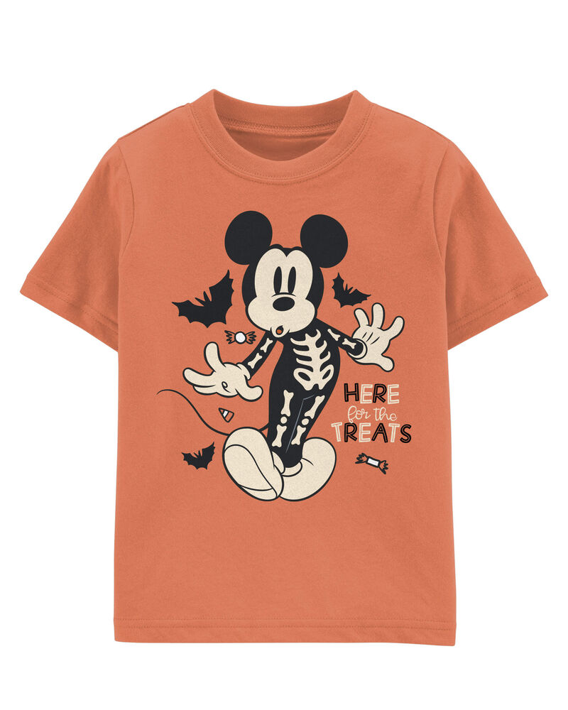Toddler Glow In The Dark Mickey Mouse Halloween Tee, image 1 of 3 slides