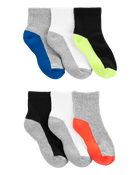 Kid 6-Pack Ankle Socks, image 1 of 3 slides
