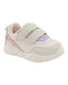  Every Step® First Walker Fashion Sneakers - White/Pastels
, image 1 of 7 slides