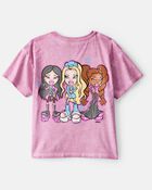 Kid Bratz Short-Sleeve Graphic Tee - Pink, image 2 of 4 slides