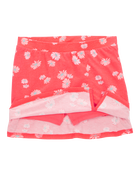 Kid 2-Piece Floral Short-Sleeve Tee & Golf Skort Set - Orange, image 5 of 6 slides