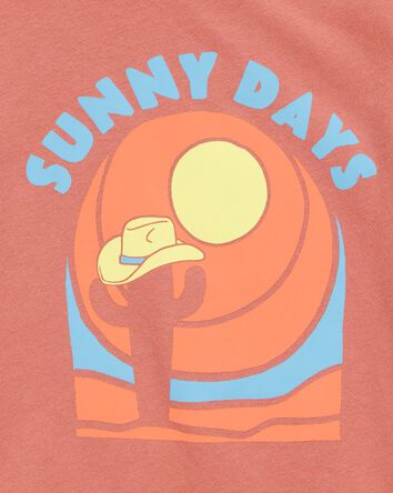 Toddler Sunny Days Short-Sleeve Graphic Tee - Orange, 