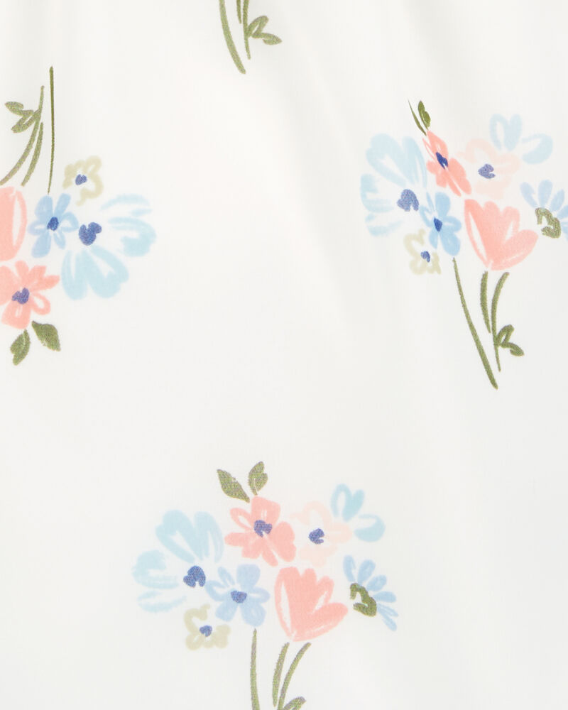 Baby Floral Dress - Ivory, image 4 of 5 slides