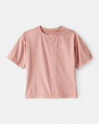 Boys Cali Cotton Short-Sleeve Tee - Brown, image 1 of 4 slides