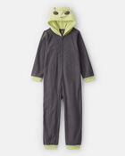 Boys Alien Fleece Long-Sleeve Snug Fit 1-Piece Pajamas, image 1 of 3 slides