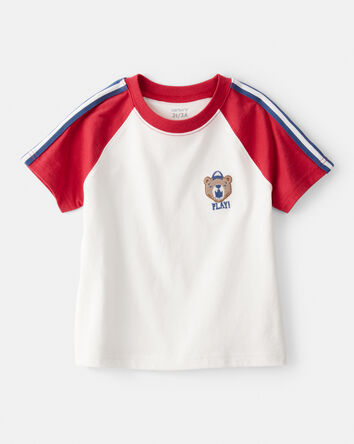 Toddler Boy Bear Short-Sleeve Graphic Tee - White, 