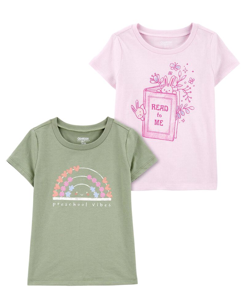 Toddler 2-Pack Graphic Tees, image 1 of 5 slides