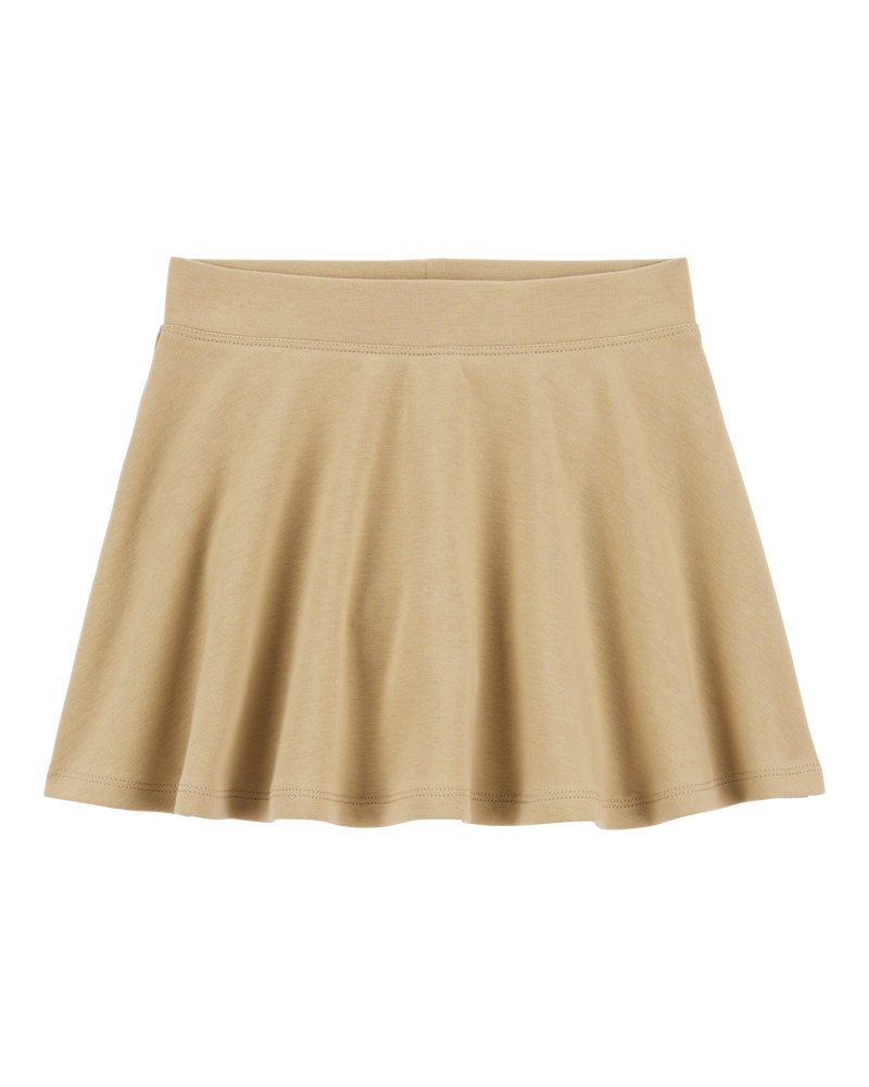 Toddler Ponte Knit Uniform Skirt, image 1 of 3 slides