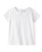 Toddler Scalloped Peter Pan Collar Jersey Tee, image 1 of 4 slides