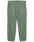 Toddler Pull-On Cinched-Hem Fleece Pants, image 4 of 6 slides