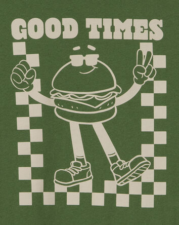 Kid Good Times Short-Sleeve Graphic Tee - Green, 