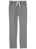 Grey - Kid Pull-On French Terry Pants