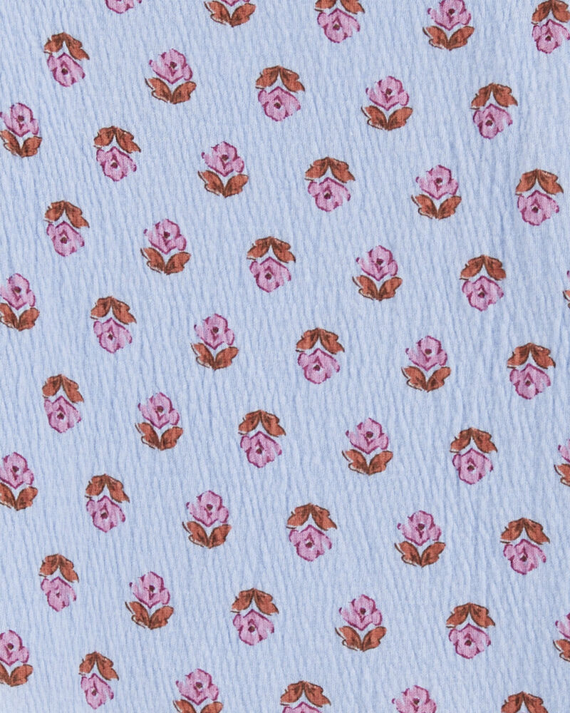 Toddler Floral Crinkle Jersey Dress, image 3 of 4 slides