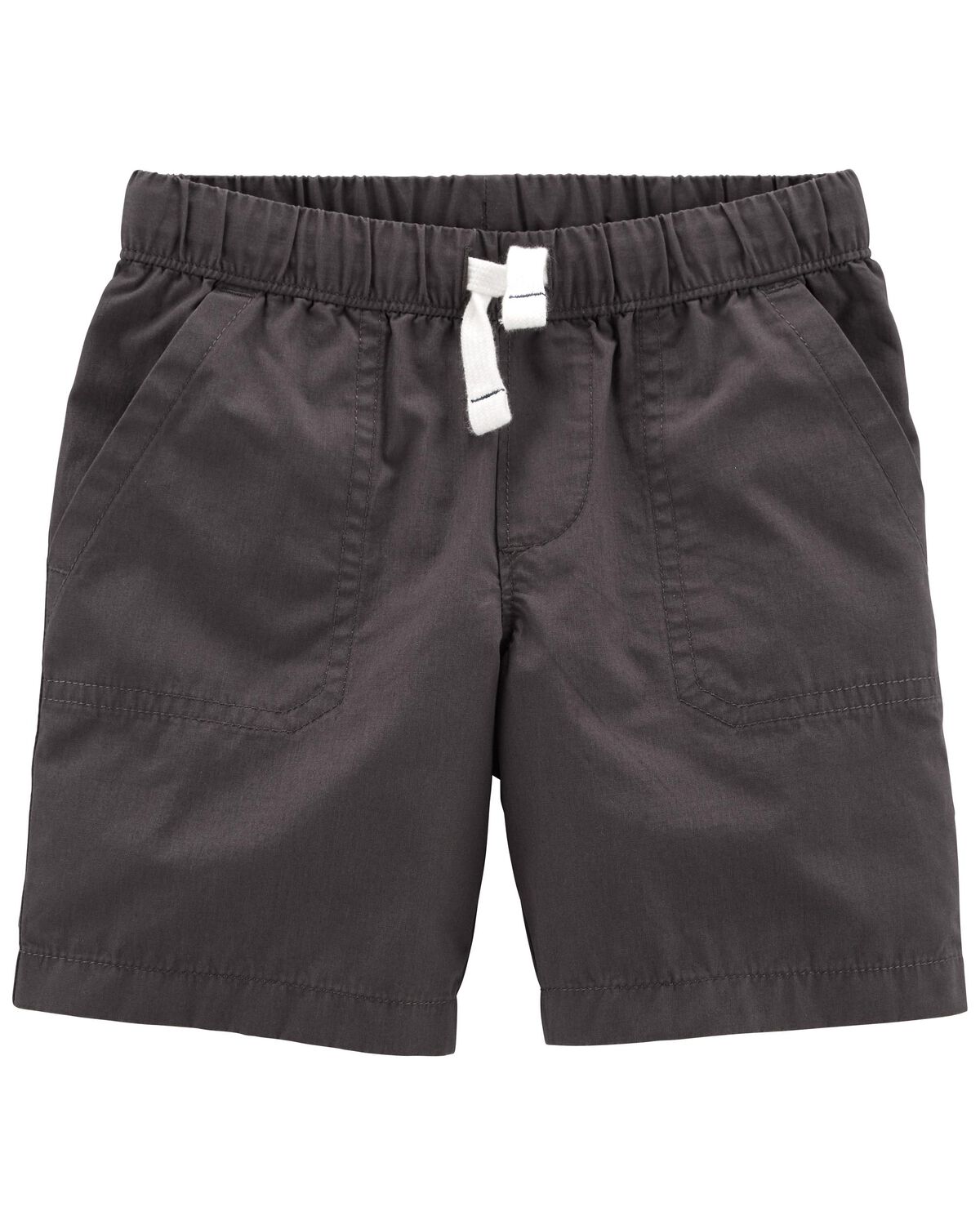 Grey Toddler PullOn Woven Shorts