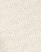 Baby Ribbed Eyelet-Hem Pants - Cream, image 3 of 4 slides
