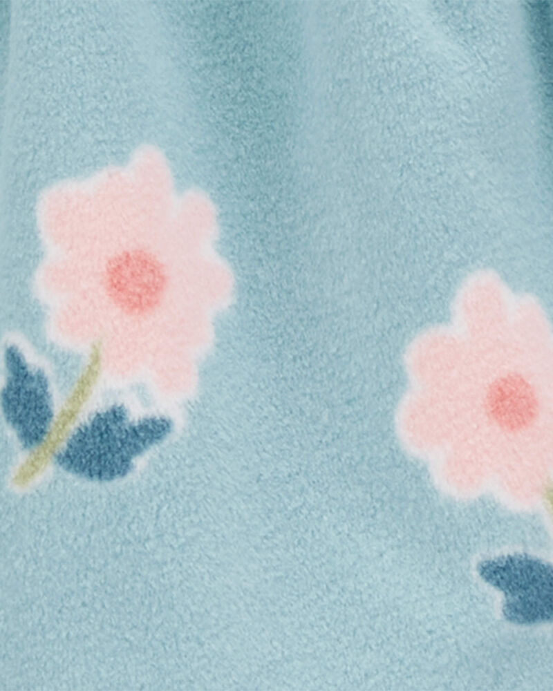 Baby 3-Piece Floral Fleece Little Vest Set, image 3 of 4 slides