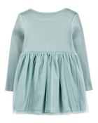 Baby Tutu Long-Sleeve Jersey Dress, image 2 of 4 slides