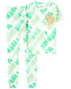 Kid 2-Piece Tie-Dye 100% Snug Fit Cotton Pajamas, image 1 of 2 slides