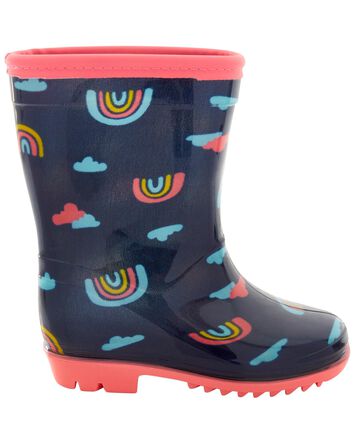 Toddler Rainbow Rain Boots, 