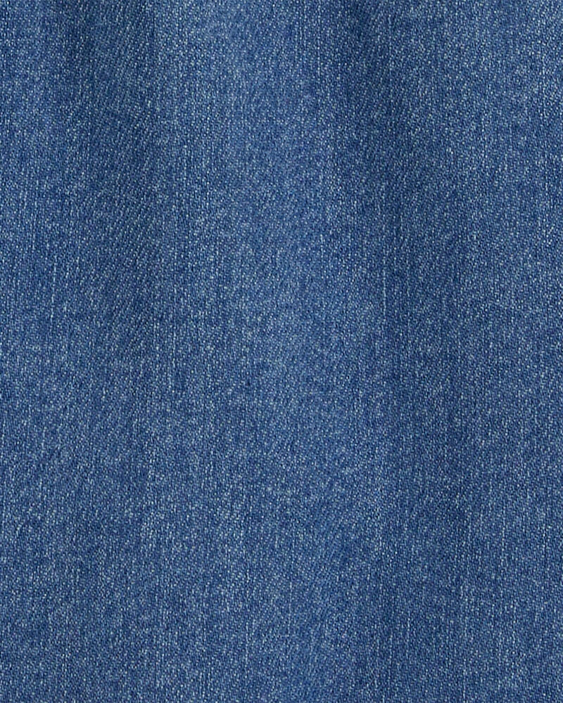 Baby 3-Piece Bodysuit & Denim Jumper Set, image 5 of 6 slides