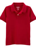 Red - Toddler Red Piqué Polo Shirt