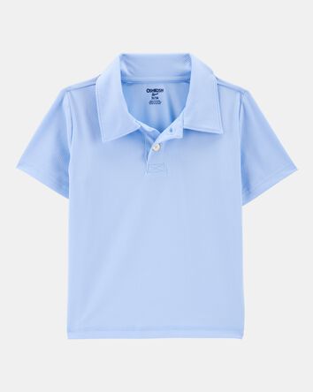 Toddler Active Uniform Polo Shirt in Moisture Wicking BeCool™ Fabric - Blue, 