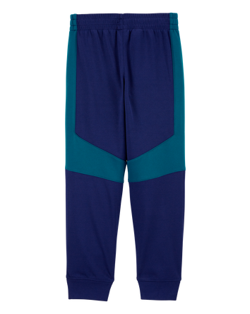 Kid Colorblock Active Mesh Pants - Navy, 