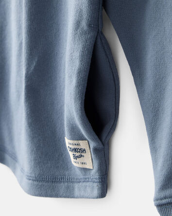 Baby Boy Long-Sleeve Hoodie - Blue, 