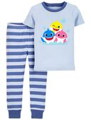 Blue - Toddler Pinkfong Baby Shark Snug Fit Cotton Pajamas