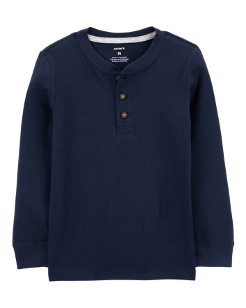 Baby Long-Sleeve Henley Tee, 