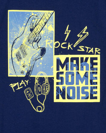 Kid Rockstar Guitar Graphic Tee, 