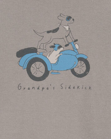 Grandpa's Sidekick Long-Sleeve Bodysuit, 