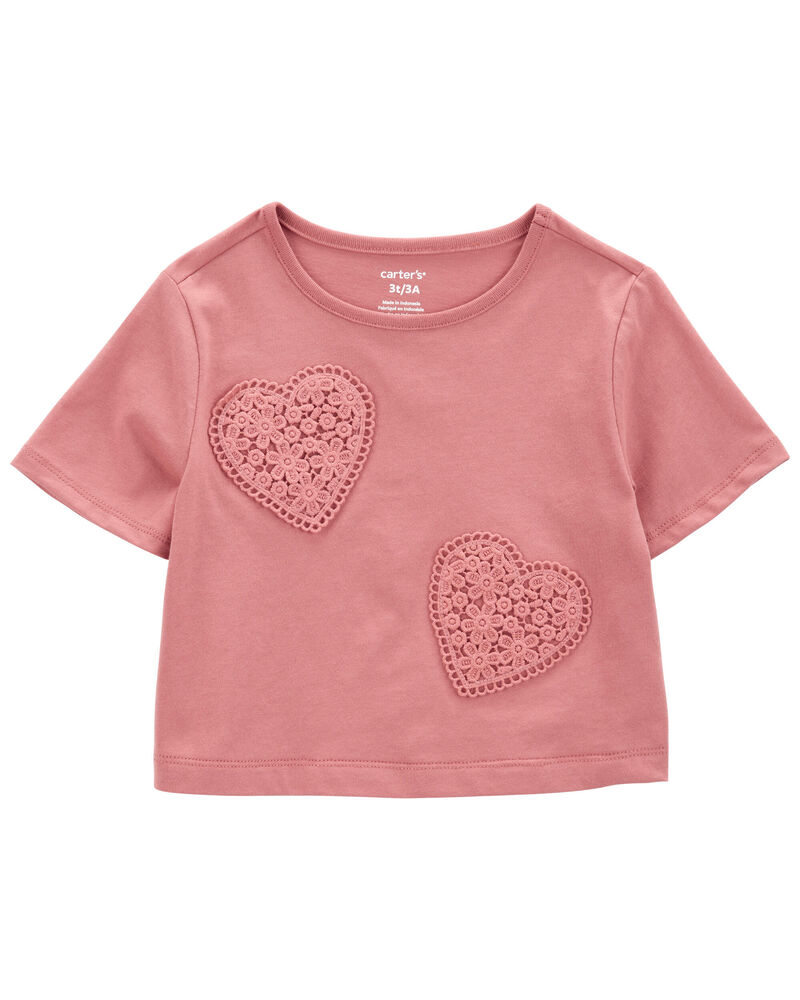 Toddler Heart Boxy-Fit Graphic Tee, image 1 of 3 slides